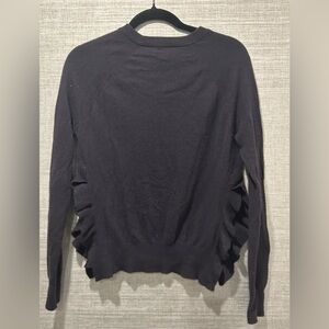 Autumn Cashmere Dark Purple Knit Sweater